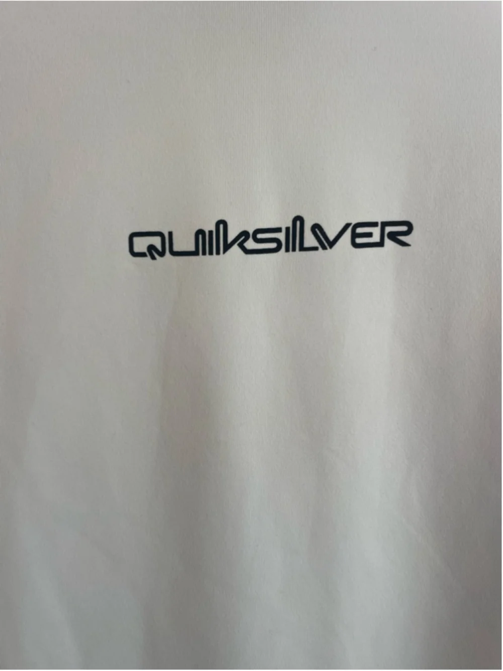 Quiksilver Mystic Sessions UV Tee Mens Large White Short Sleeve Surf Shirt UPF N